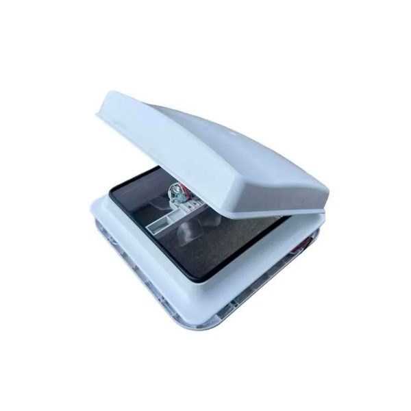 Claraboya Con Ventilador Blanca 280x280 mm Claraboya Con Ventilador Blanca 280x280 mm
