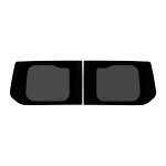 Set Ventanas Traseras Ford Transit Custom 2023-2025