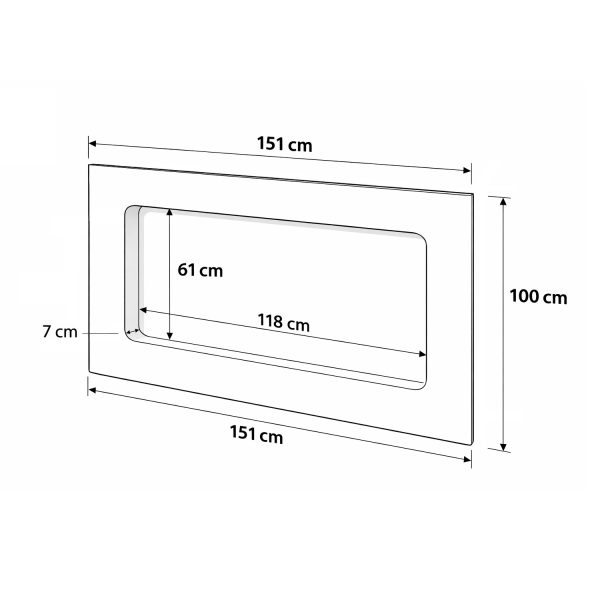 Panel dormitorio Ducato 03 - plano